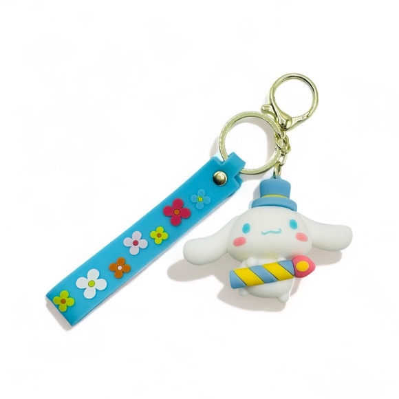 NEW Circus Magician Cinnamoroll with Hand Rope and Lobster Claw Kawaii Keychain - Picture 1 of 2